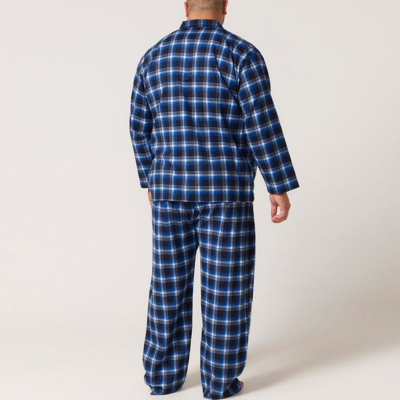 Contare Mens Printed Flannelette Long Pyjamas