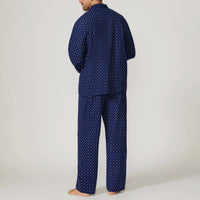 Contare Mens Printed Flannelette Long Pyjamas