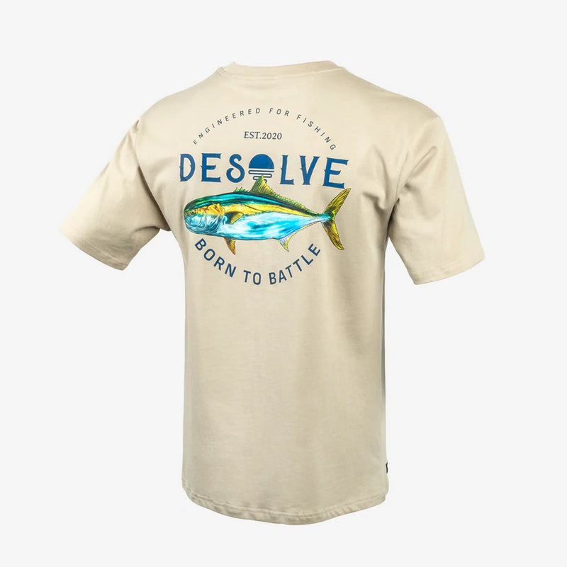 Desolve Mens Born to Battle Kingfish Tee