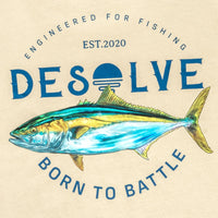 Desolve Mens Born to Battle Kingfish Tee