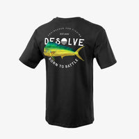 Desolve Mens Born To Battle Mahi Mahi Tee