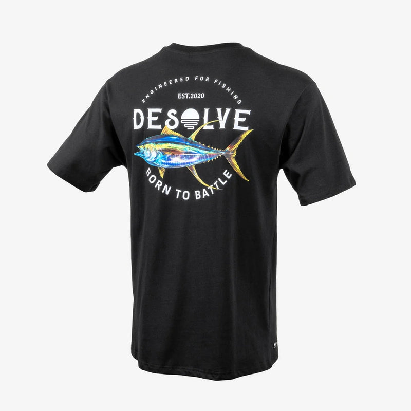 Desolve Mens Born to Battle Yellowfin Tee