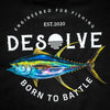 Desolve Mens Born to Battle Yellowfin Tee