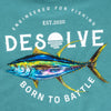 Desolve Mens Born to Battle Yellowfin Tee