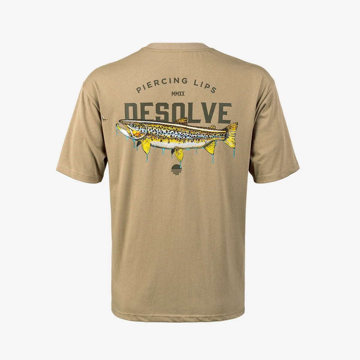 Desolve Mens Piercing Lips Trout Tee