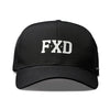 Front of Black FXD Tech CP-12 Baseball Cap with Big Logo