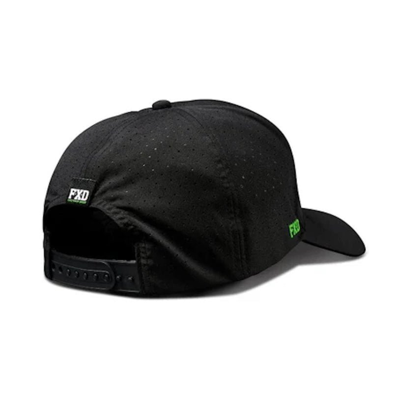 Back of FXD Tech Baseball Cap in Black