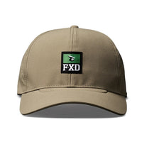 Front of FXD Tech CP-12 Baseball Cap in Khaki