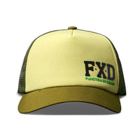 Front of Khaki FXD Tech CP-13 Trucker Cap