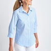 Goondiwindi Womens 3/4 Sleeve Stripe Shirt