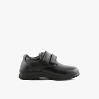 Side of Grosby Evan 2 Velcro Lace School Shoe