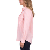 Hard Slog Womens Jen Half Placket Long Sleeve Shirt