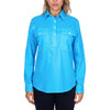 Hard Slog Womens Sia Half Placket Long Sleeve Shirt