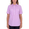 Hard Slog Womens Grace Half Placket Short Sleeve Shirt