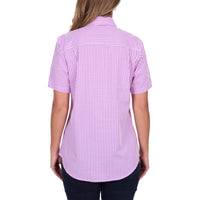Hard Slog Womens Grace Half Placket Short Sleeve Shirt