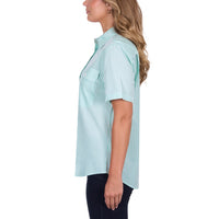 Hard Slog Womens Grace Half Placket Short Sleeve Shirt