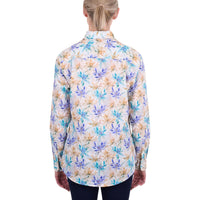 Hard Slog Womens Meadow Half Placket Long Sleeve Shirt