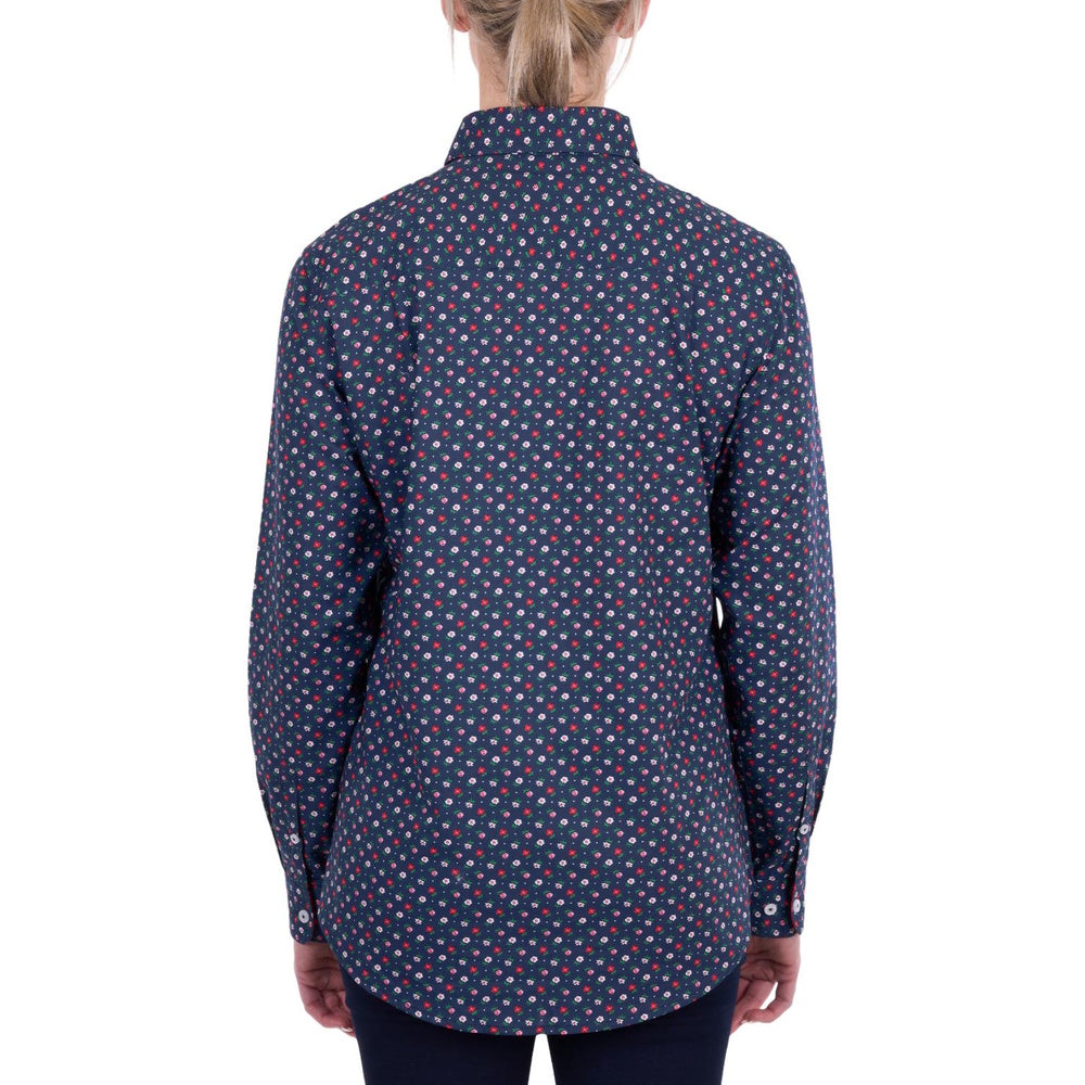 Hard Slog Womens Fiora Half Placket Long Sleeve Shirt