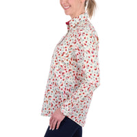Hard Slog Womens Clair Half Placket Long Sleeve Shirt