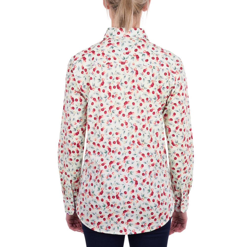 Hard Slog Womens Clair Half Placket Long Sleeve Shirt