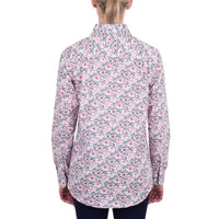 Hard Slog Womens Joyce Half Placket Long Sleeve Shirt