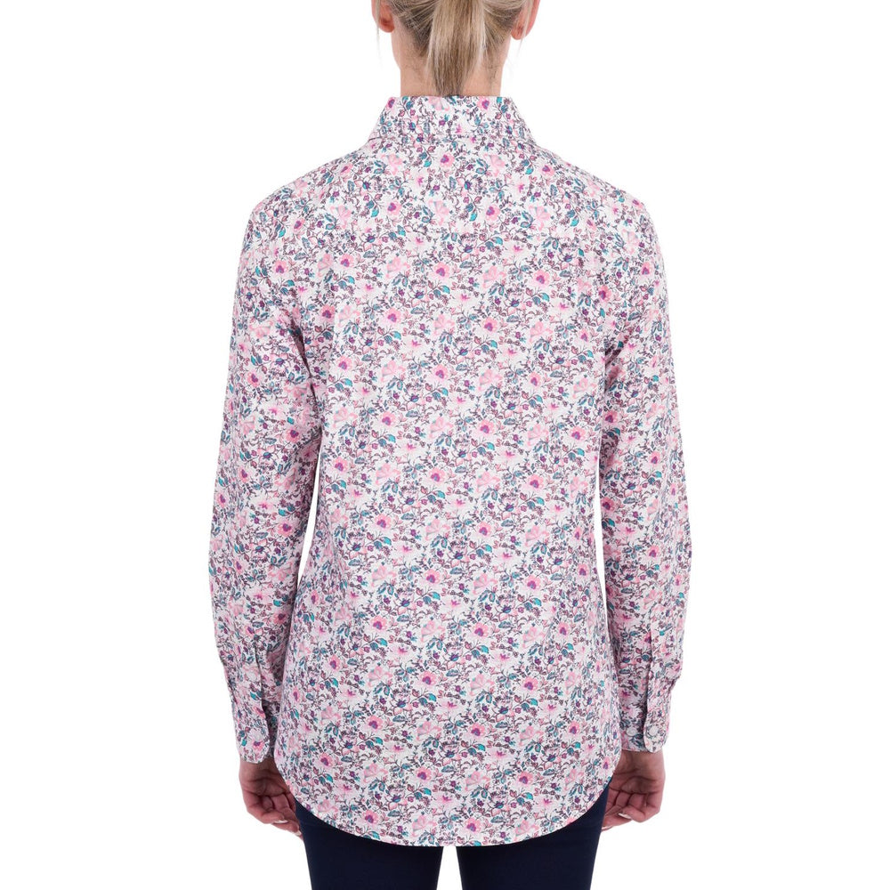 Hard Slog Womens Joyce Half Placket Long Sleeve Shirt