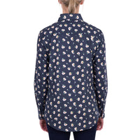 Hard Slog Womens Joanna Half Placket Long Sleeve Shirt