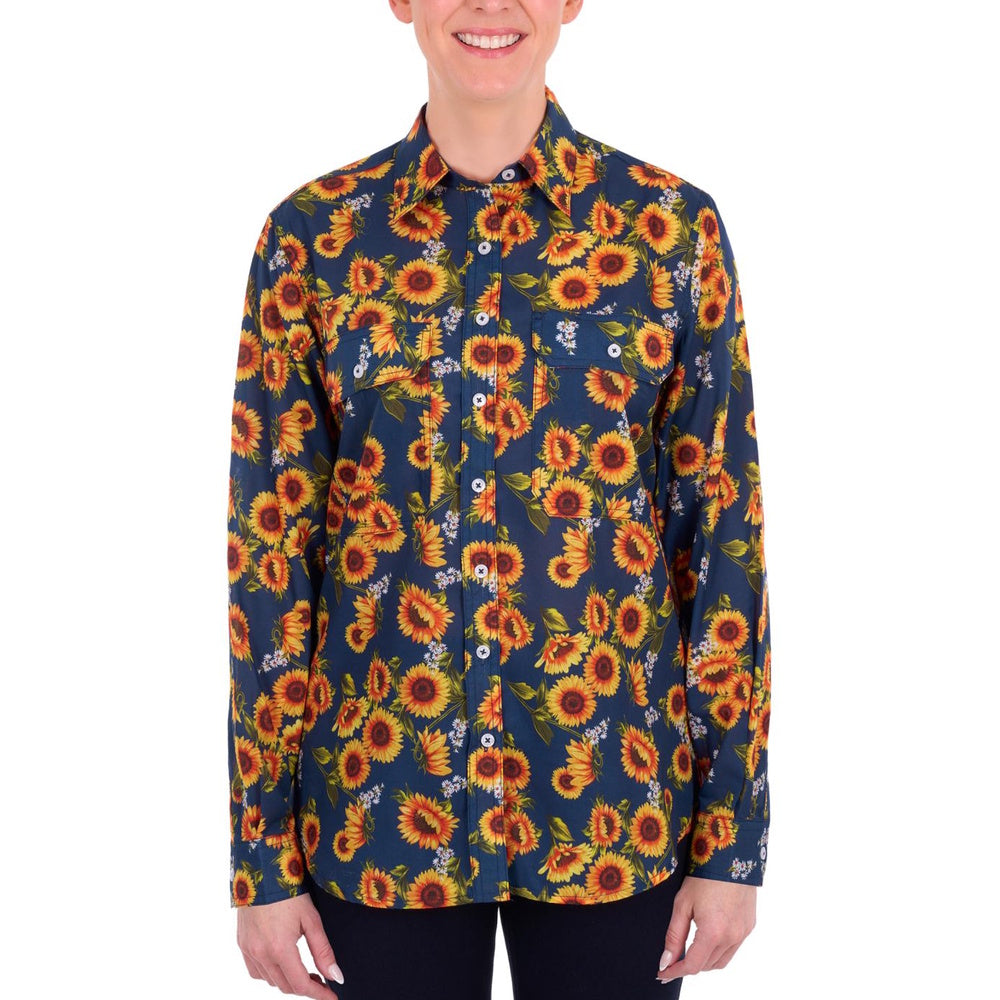 Hard Slog Womens Tabby Long Sleeve Shirt