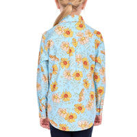 Hard Slog Kids Sunday Half Placket Long Sleeve Shirt