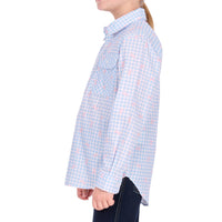 Hard Slog Kids Lillia Half Placket Long Sleeve Shirt