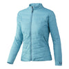 Huk Womens Waypoint Insulated Jacket Porcelain Blue Front