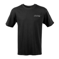 Black t-shirt with 'Hunters Element' logo