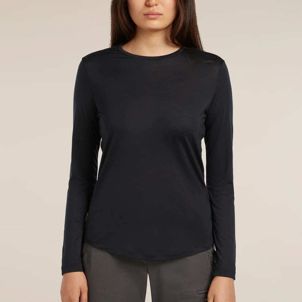 Icebreaker Womens Merino Blend 125 Cool-Lite Sphere Long Sleeve Tee