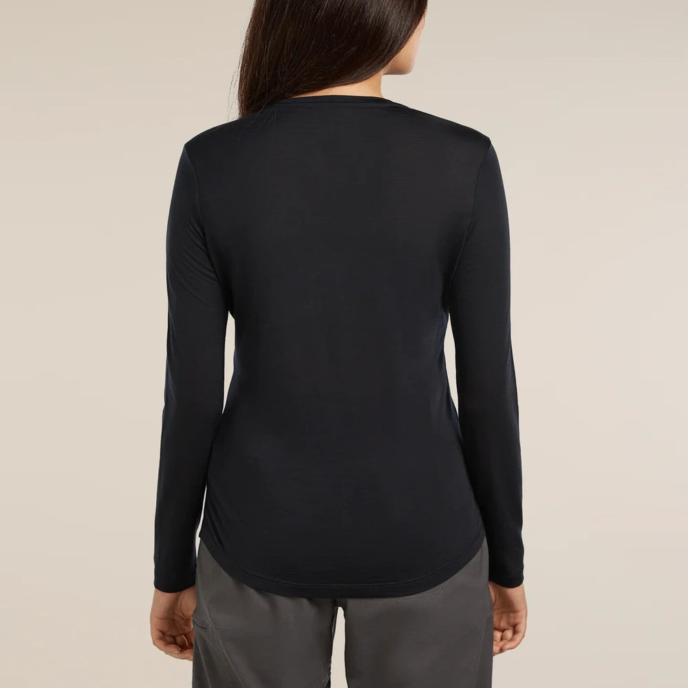 Icebreaker Womens Merino Blend 125 Cool-Lite Sphere Long Sleeve Tee