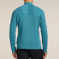 Icebreaker Mens Merino 260 Waffle Knit Wander Long Sleeve Half Zip