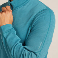 Icebreaker Mens Merino 260 Waffle Knit Wander Long Sleeve Half Zip