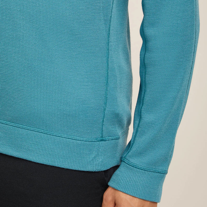 Icebreaker Mens Merino 260 Waffle Knit Wander Long Sleeve Half Zip