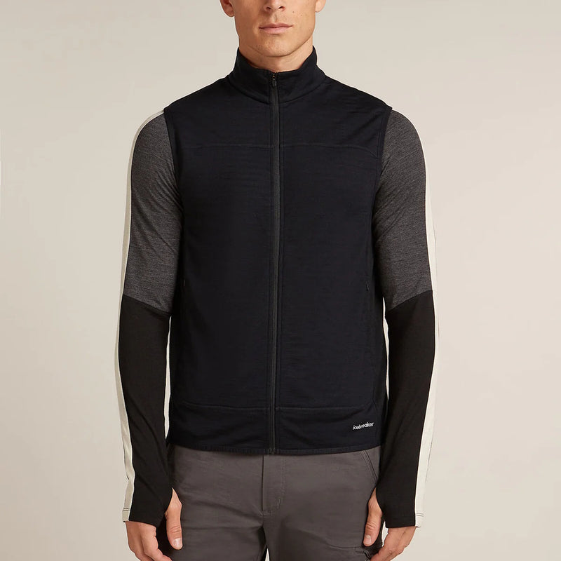 Icebreaker Mens Merino Blend 300 RealFleece Descender Vest