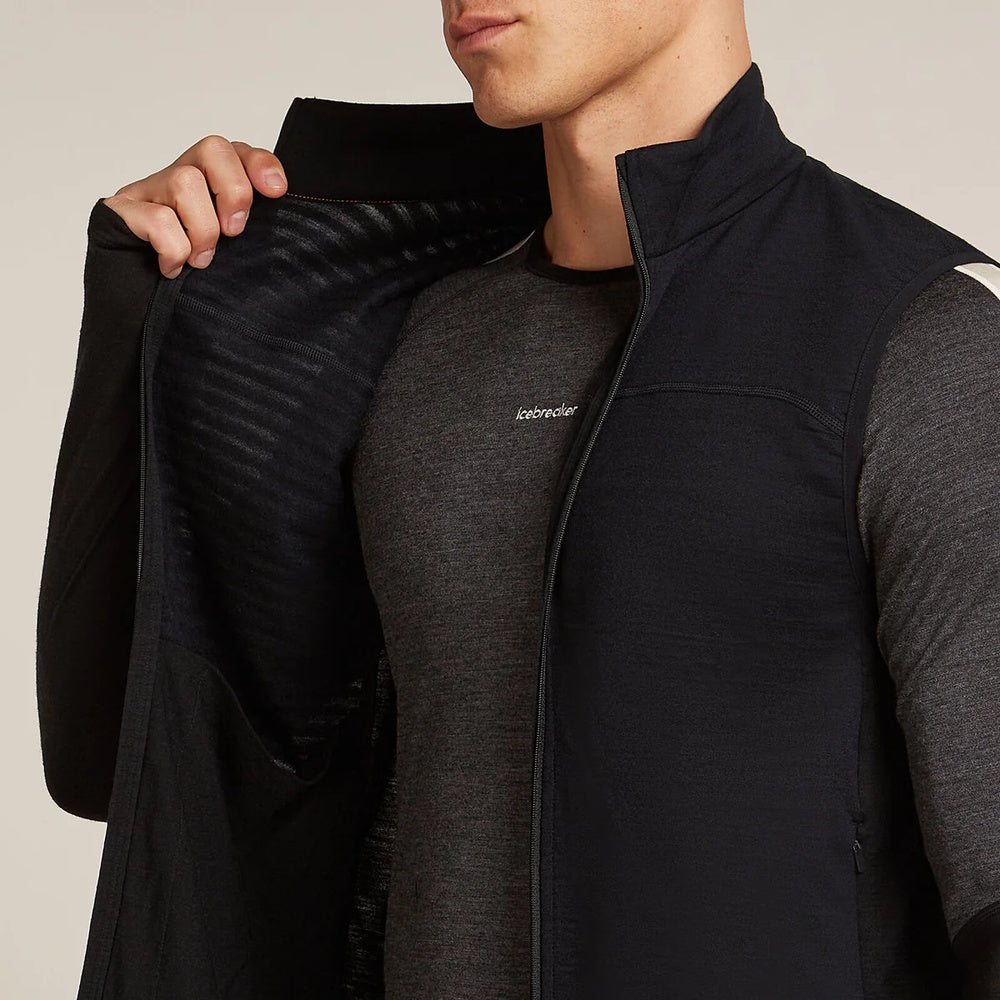 Icebreaker Mens Merino Blend 300 RealFleece Descender Vest