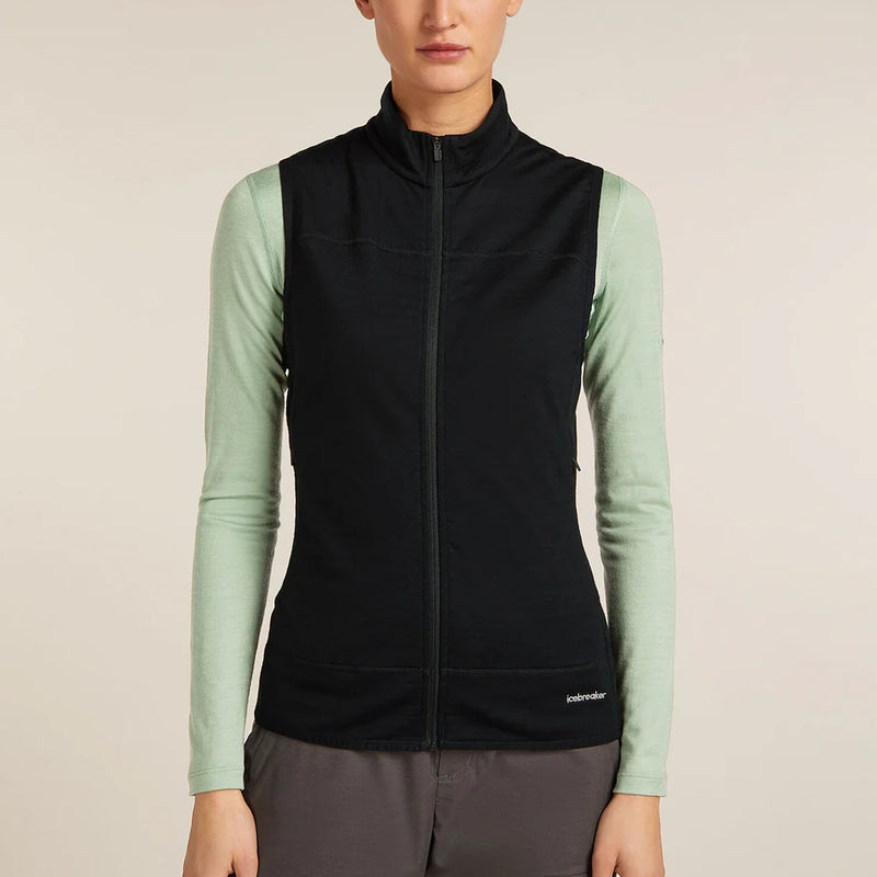Icebreaker Womens Merino Blend 300 RealFleece Descender Vest