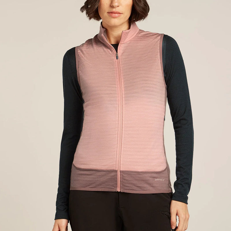 Icebreaker Womens Merino Blend 300 RealFleece Descender Vest