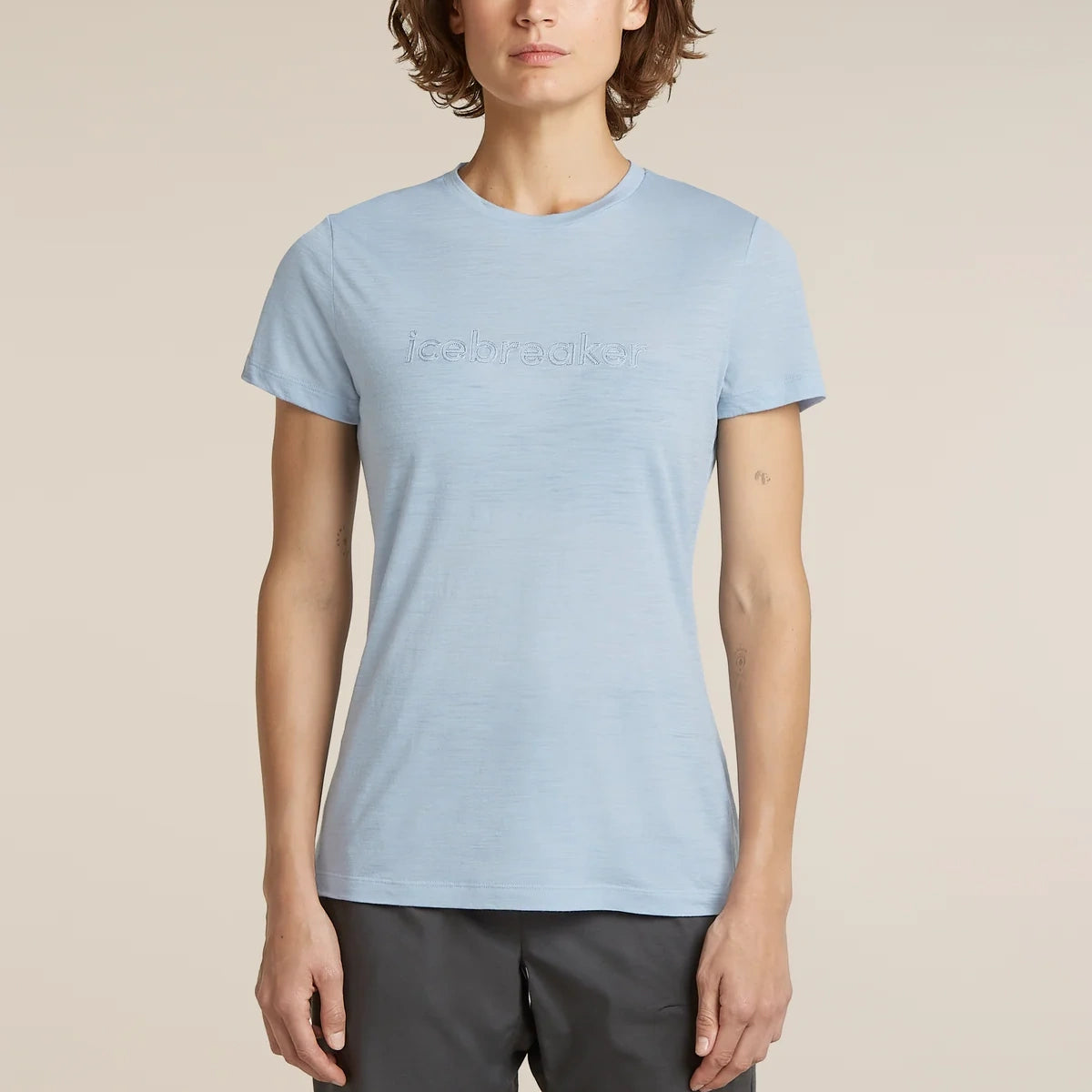 Icebreaker Womens Merino 150 Tech Lite Short Sleeve IB Stitchline Tee