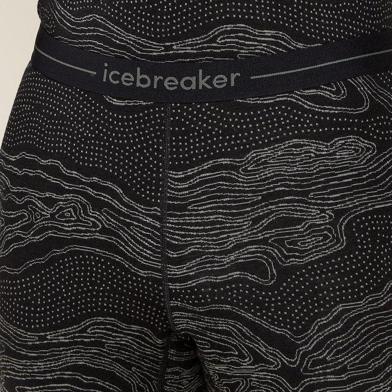 Icebreaker Mens Merino 260 Vertex Leggings Snow Guide