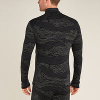 Icebreaker Mens Merino 260 Vertex LS Half Zip Snow Guide
