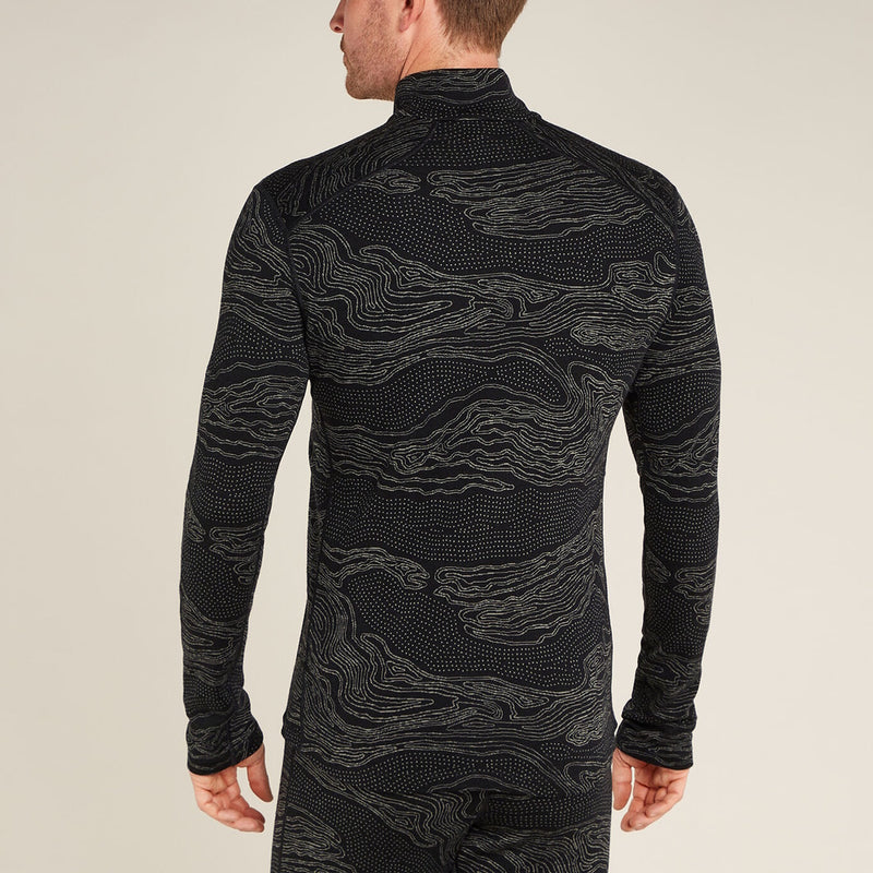 Icebreaker Mens Merino 260 Vertex LS Half Zip Snow Guide
