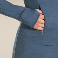 Icebreaker Womens Merino 260 Quantum Long Sleeve Zip Hoodie