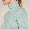 Icebreaker Womens Merino 260 Vertex Half Zip Long Sleeve Frozen Forms