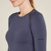 Icebreaker Womens Merino Blend 260 ZoneKnit Seamless Long Sleeve Crewe