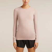 Icebreaker Womens Merino Blend 260 ZoneKnit Seamless Long Sleeve Crewe