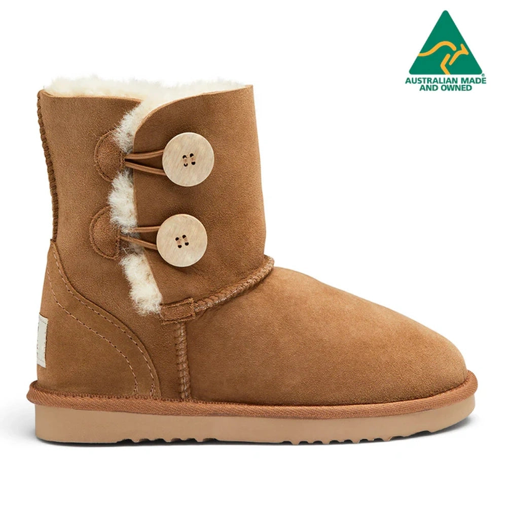 Jumbo Ugg Double Button Boots